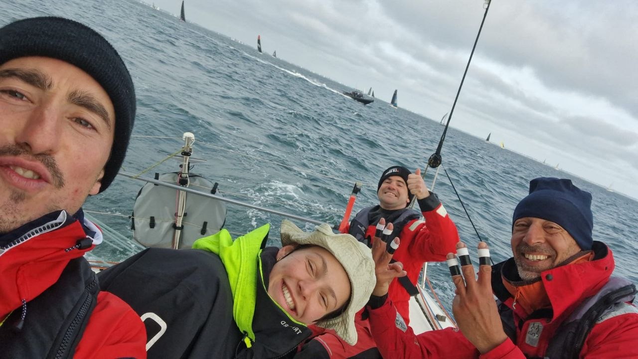 Corto Yerles et la flotte en Figaro 3