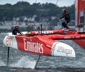 A day of two halves for Emirates GBR