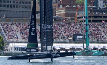First podium forExplora Journeys Swiss SailGP Team
